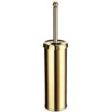 Smedbo Villa Freestanding Toilet Brush Polished Brass